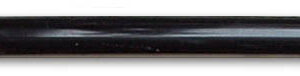 Black cylindrical metal pipe or tube