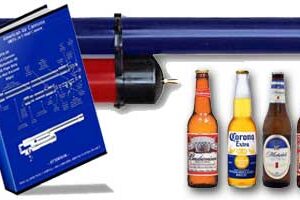 Beer launcher with assorted beer bottles