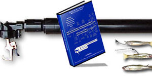 Underwater projectile launcher with manual and sample targets