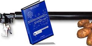 Potato cannon with instruction manual and potatoes